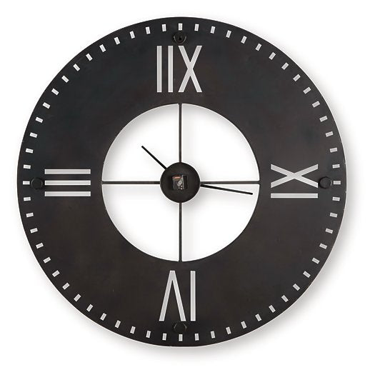 Lytle Wall Clock - LasVegasFurnitureOnline.com