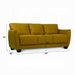 Valeria Mustard Leather Sofa - LasVegasFurnitureOnline.com