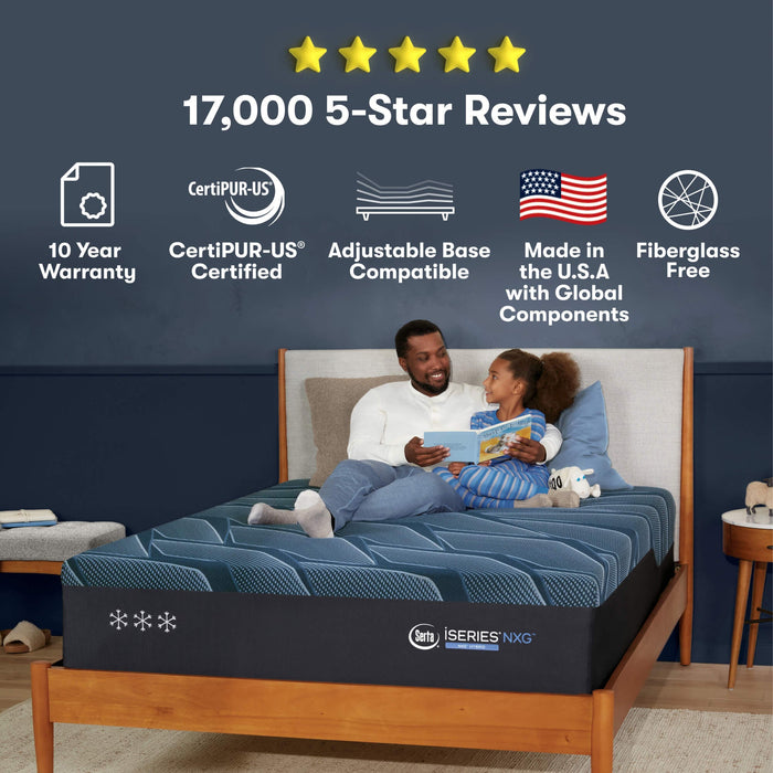 Serta iSeries NXG 2500 Plush Hybrid Mattress
