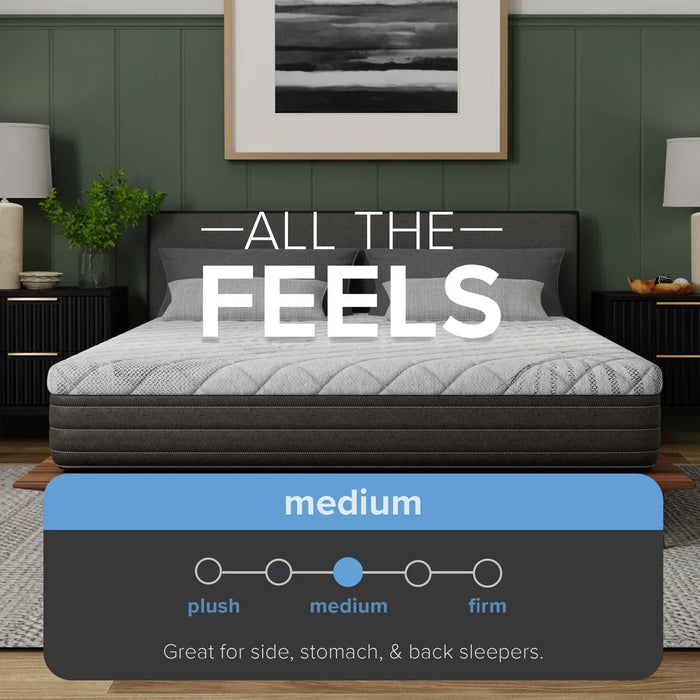 Bedplanet 10” Essentials Comfort Reactive Medium Mattress