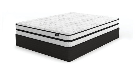 Chime 10 Inch Hybrid 10 Inch Mattress and Pillow - LasVegasFurnitureOnline.com