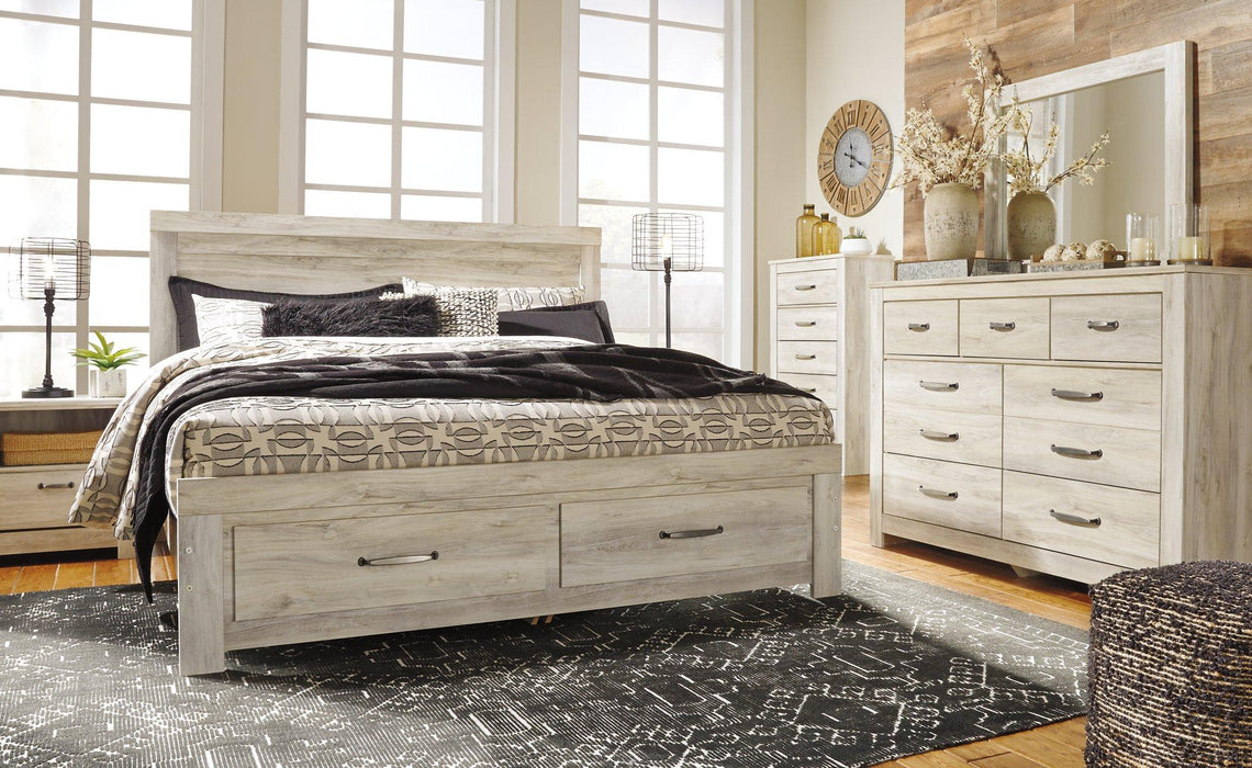 Bellaby Bed with 2 Storage Drawers - LasVegasFurnitureOnline.com