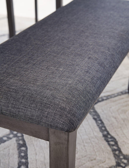 Bridson Dining Table and Chairs with Bench (Set of 6) - LasVegasFurnitureOnline.com