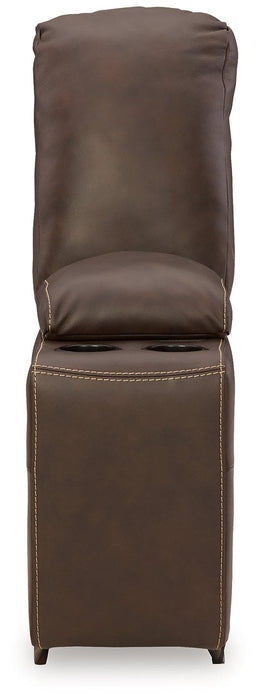 Dunleith Power Reclining Loveseat with Console - LasVegasFurnitureOnline.com