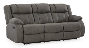 First Base Reclining Sofa - LasVegasFurnitureOnline.com