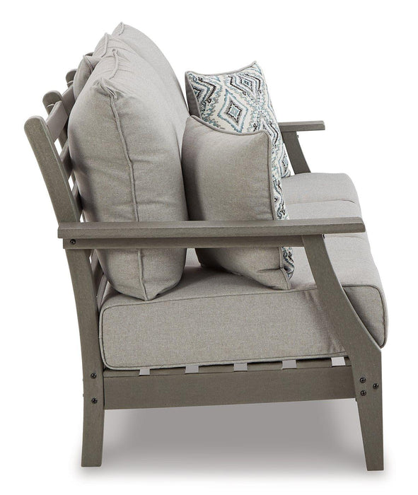 Visola Outdoor Sofa and Loveseat Set - LasVegasFurnitureOnline.com