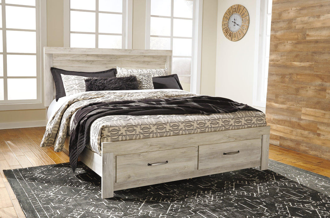 Bellaby Bed with 2 Storage Drawers - LasVegasFurnitureOnline.com