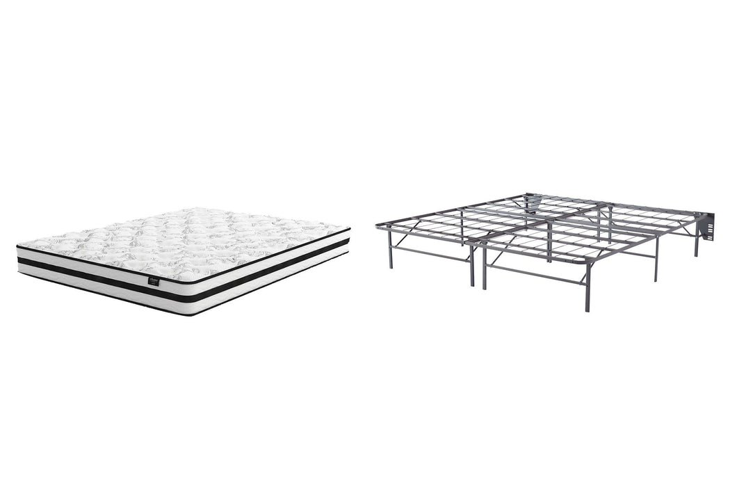 8 Inch Chime Innerspring Mattress Set - LasVegasFurnitureOnline.com