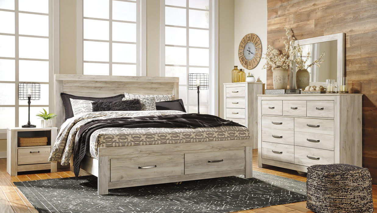 Bellaby Bed with 2 Storage Drawers - LasVegasFurnitureOnline.com