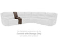 Dunleith Power Reclining Loveseat with Console - LasVegasFurnitureOnline.com
