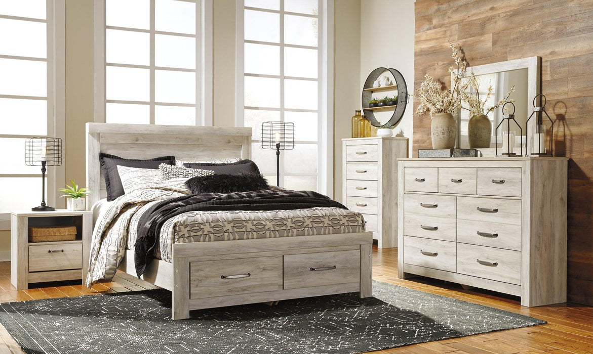 Bellaby Bed with 2 Storage Drawers - LasVegasFurnitureOnline.com