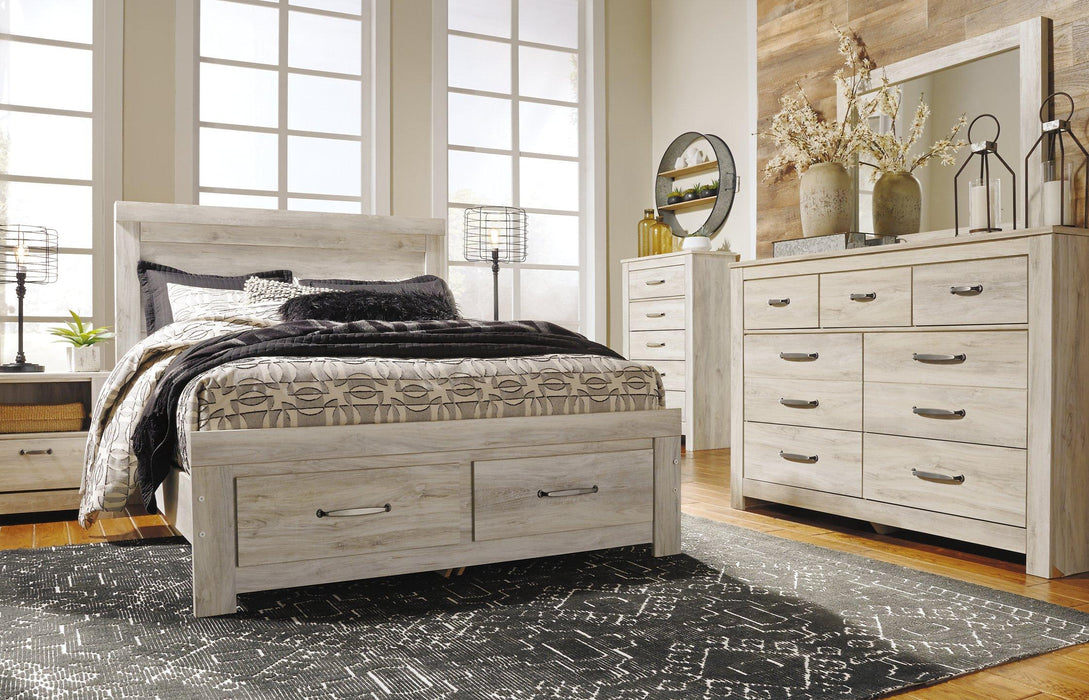Bellaby Bed with 2 Storage Drawers - LasVegasFurnitureOnline.com