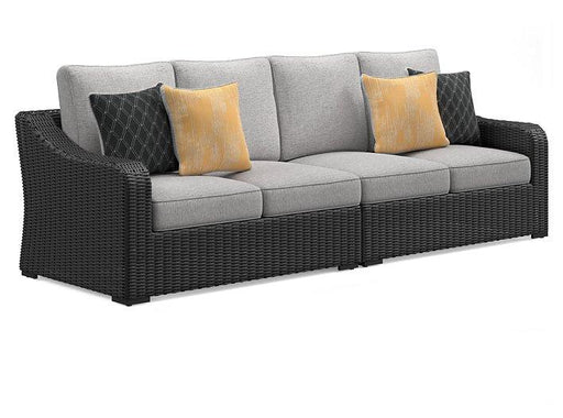 Beachcroft 2-Piece Outdoor Loveseat with Cushion - LasVegasFurnitureOnline.com