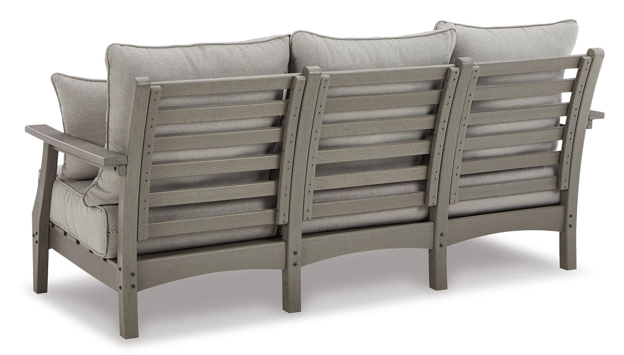 Visola Outdoor Sofa and Loveseat Set - LasVegasFurnitureOnline.com