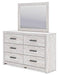 Cayboni Dresser and Mirror - LasVegasFurnitureOnline.com