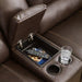 Dunleith Power Reclining Loveseat with Console - LasVegasFurnitureOnline.com