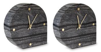 Janmour Table Clock (Set of 2) - LasVegasFurnitureOnline.com