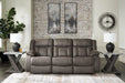 First Base Reclining Sofa - LasVegasFurnitureOnline.com