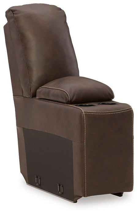 Dunleith Power Reclining Loveseat with Console - LasVegasFurnitureOnline.com