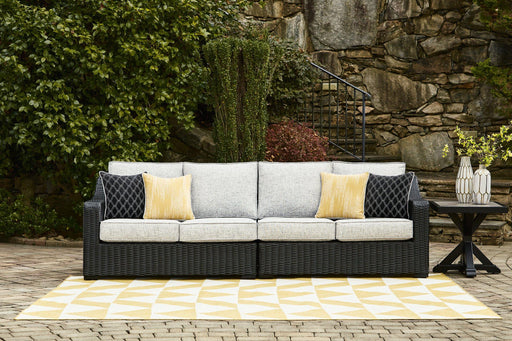 Beachcroft 2-Piece Outdoor Loveseat with Cushion - LasVegasFurnitureOnline.com