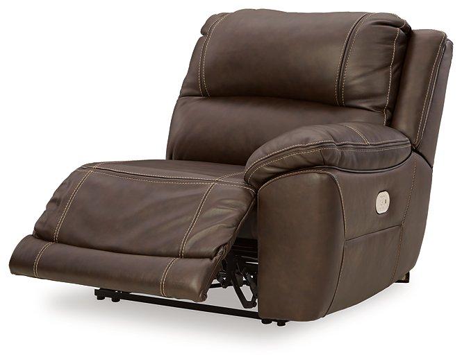 Dunleith Power Reclining Loveseat with Console - LasVegasFurnitureOnline.com