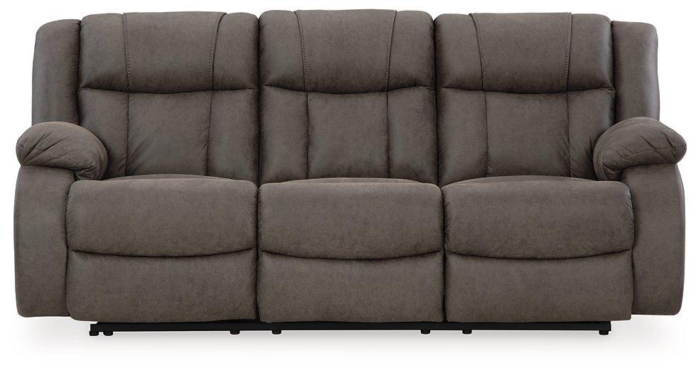 First Base Reclining Sofa - LasVegasFurnitureOnline.com