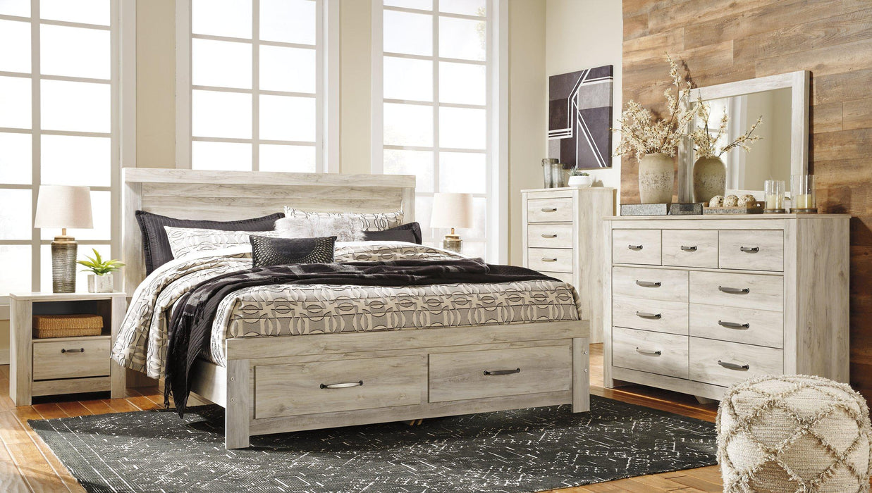 Bellaby Bed with 2 Storage Drawers - LasVegasFurnitureOnline.com