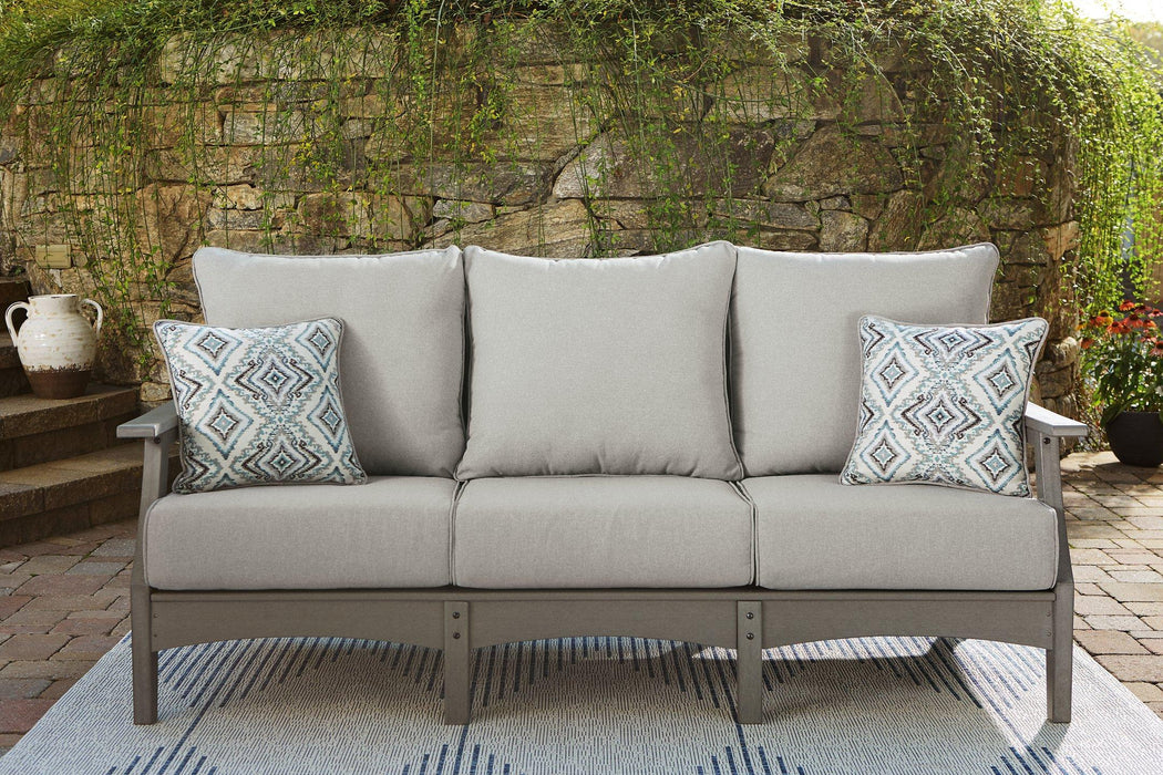 Visola Outdoor Sofa and Loveseat Set - LasVegasFurnitureOnline.com