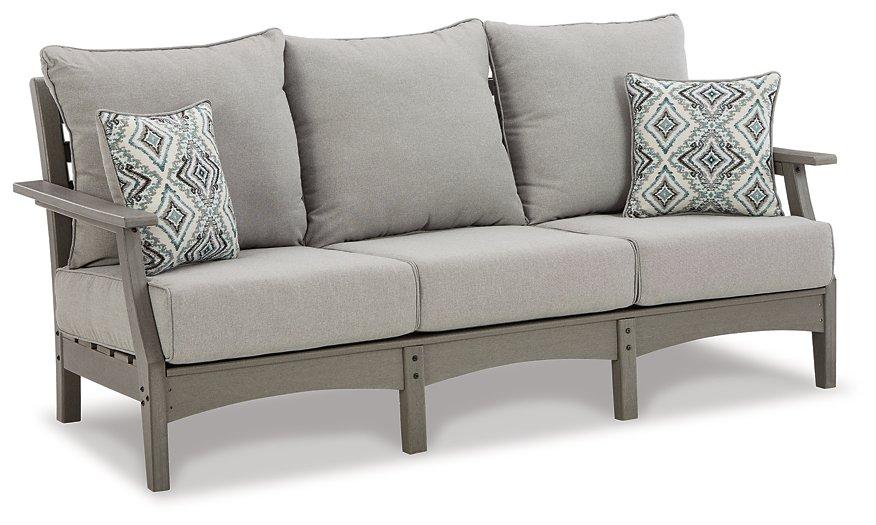 Visola Outdoor Sofa and Loveseat Set - LasVegasFurnitureOnline.com