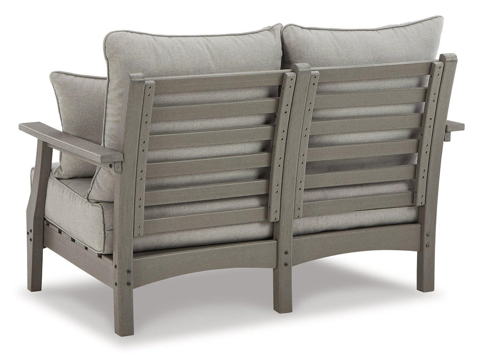 Visola Outdoor Sofa and Loveseat Set - LasVegasFurnitureOnline.com