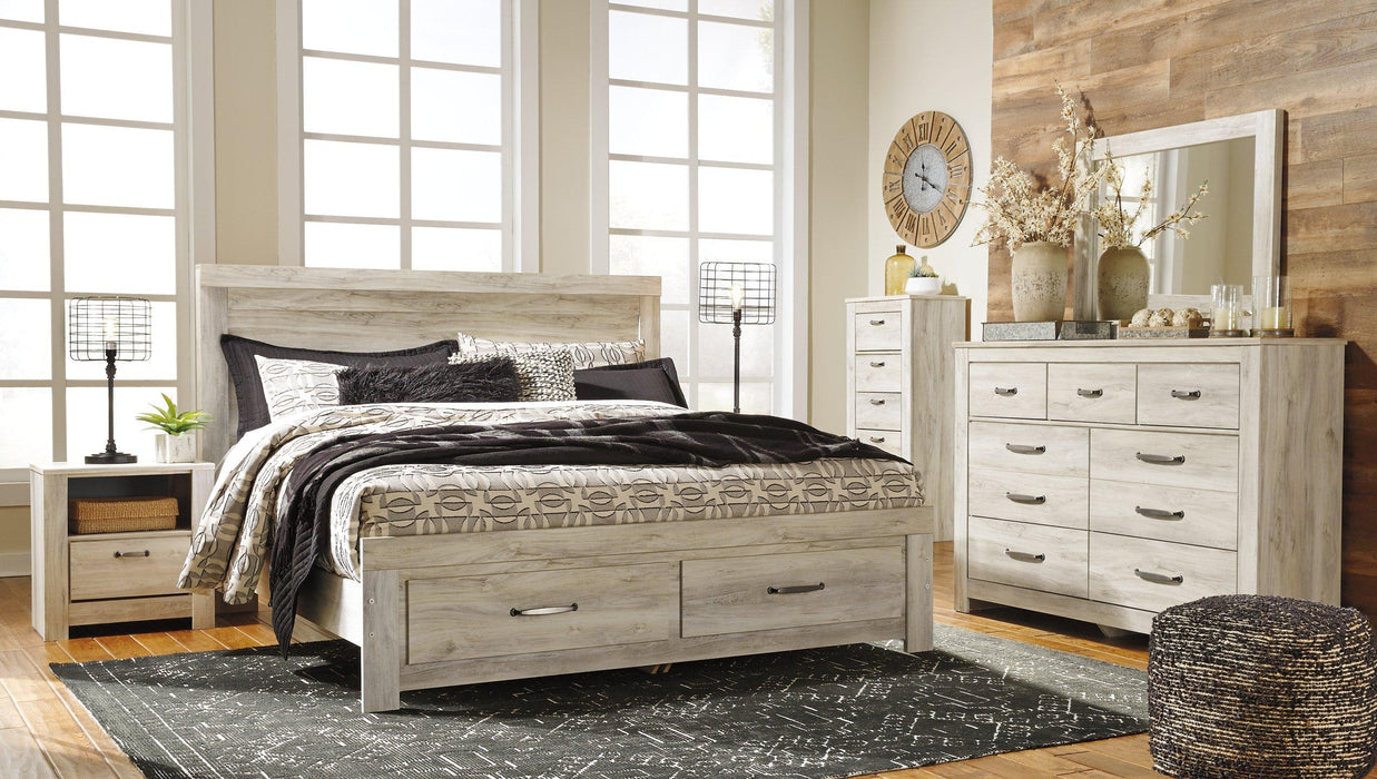 Bellaby Bed with 2 Storage Drawers - LasVegasFurnitureOnline.com
