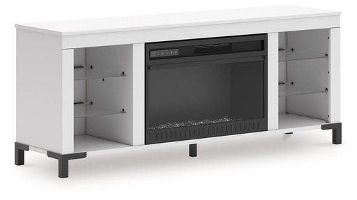Brollevi 60" TV Stand with Electric Fireplace - LasVegasFurnitureOnline.com