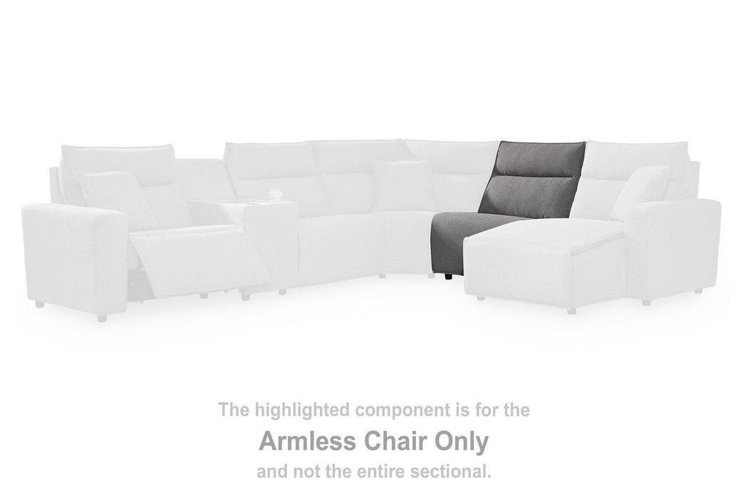 Modmax II Power Reclining Sectional with Audio Consoles - LasVegasFurnitureOnline.com