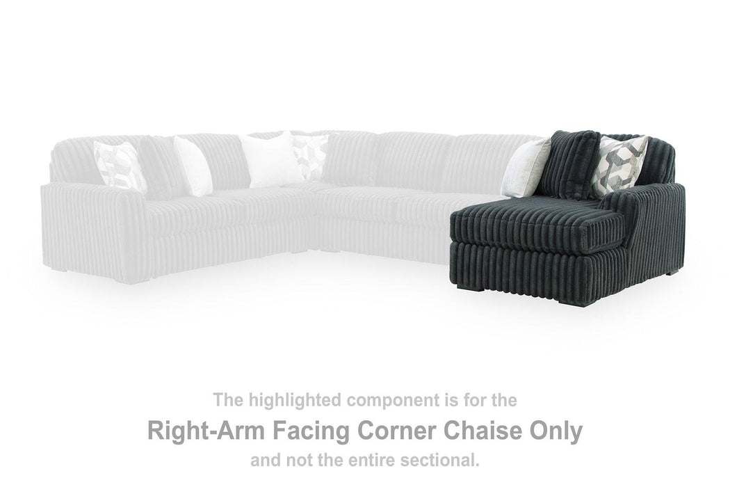 Midnight-Madness Sectional with Chaise - LasVegasFurnitureOnline.com