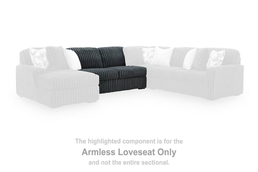 Midnight-Madness Sectional with Chaise - LasVegasFurnitureOnline.com