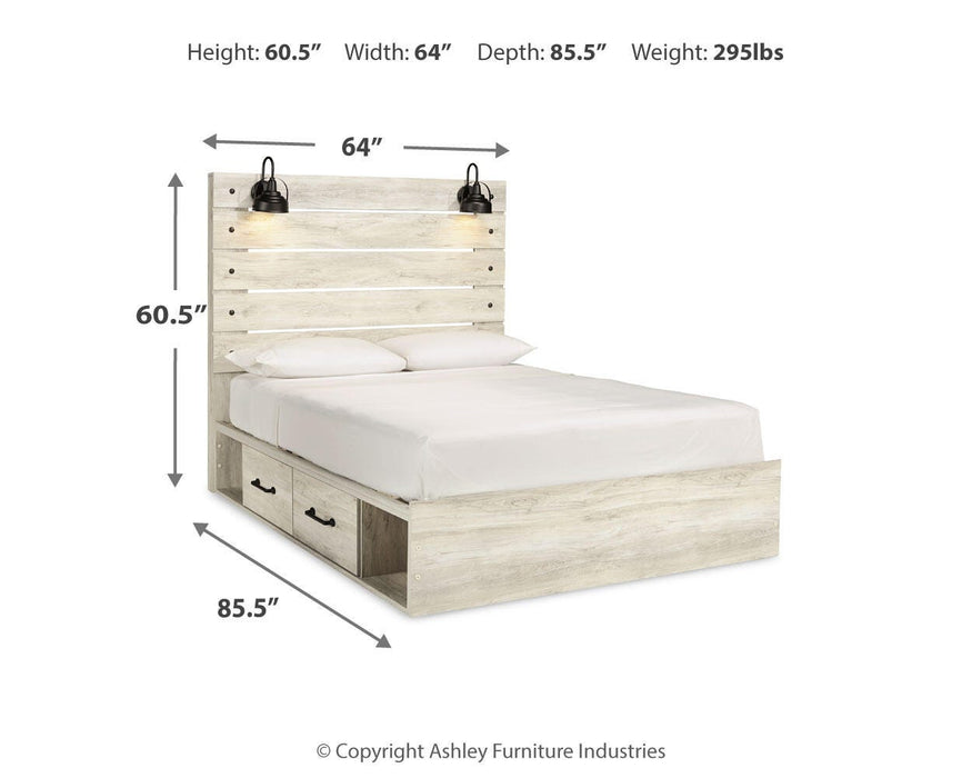 Cambeck Bed with 4 Storage Drawers - LasVegasFurnitureOnline.com