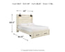 Cambeck Bed with 2 Storage Drawers - LasVegasFurnitureOnline.com