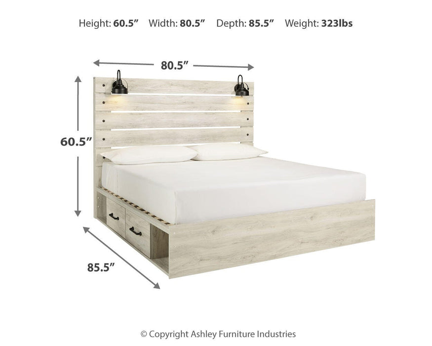 Cambeck Bed with 4 Storage Drawers - LasVegasFurnitureOnline.com