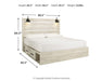 Cambeck Bed with 4 Storage Drawers - LasVegasFurnitureOnline.com
