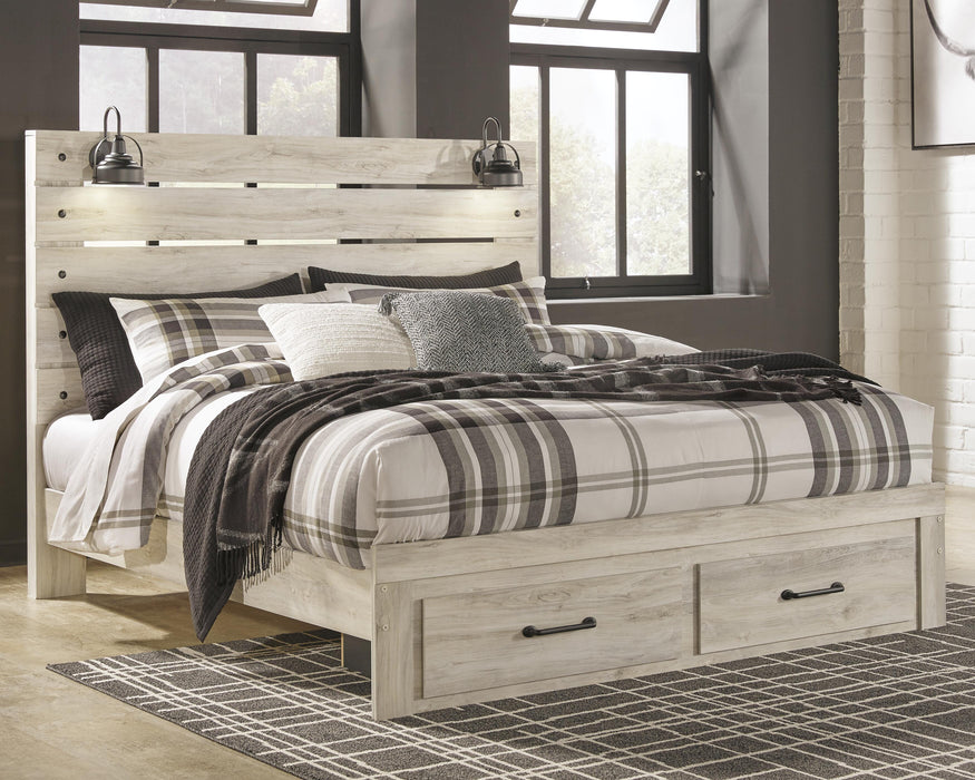 Cambeck Bed with 2 Storage Drawers - LasVegasFurnitureOnline.com