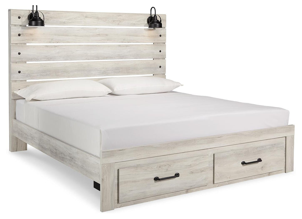 Cambeck Bed with 2 Storage Drawers - LasVegasFurnitureOnline.com