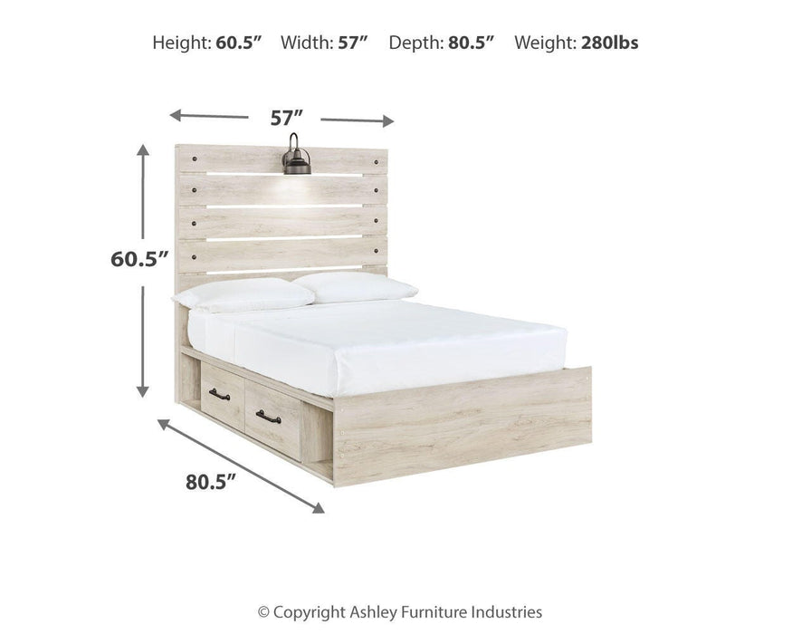 Cambeck Bed with 4 Storage Drawers - LasVegasFurnitureOnline.com