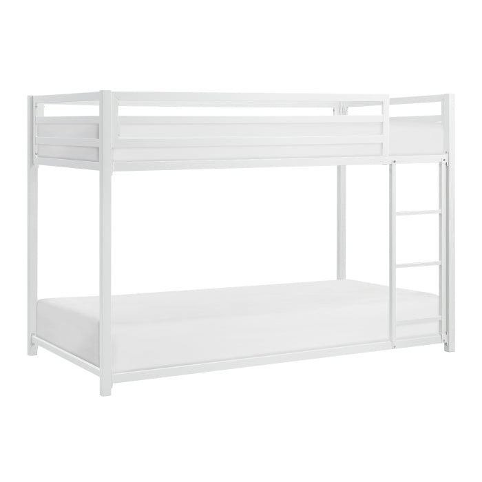 B2010WH-1 - Twin/Twin Bunk Bed - LasVegasFurnitureOnline.com