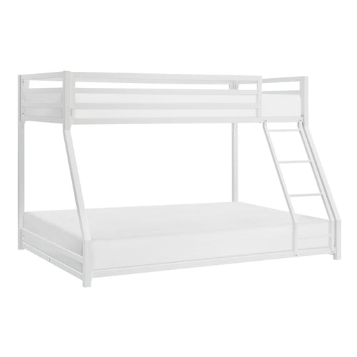 B2010WHTF-1 - Twin/Full Bunk Bed - LasVegasFurnitureOnline.com