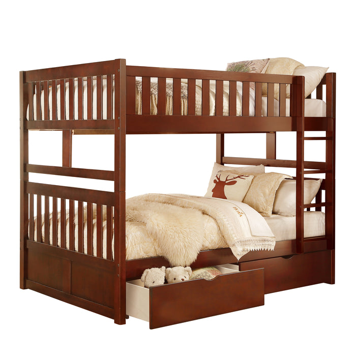 Rowe-(4) Full/Full Bunk Bed with Storage Boxes image