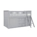 Orion-(5) Low Loft Bunk with Bookcase and Dresser image