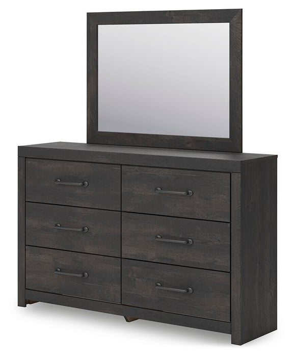 Hollivern Dresser and Mirror - LasVegasFurnitureOnline.com
