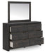 Hollivern Dresser and Mirror - LasVegasFurnitureOnline.com