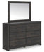 Hollivern Dresser and Mirror - LasVegasFurnitureOnline.com
