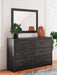 Hollivern Dresser and Mirror - LasVegasFurnitureOnline.com